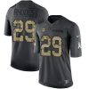 Nike Minnesota Vikings #29 Xavier Rhodes Black Stitched NFL Limited 2016 Salute To Service Jersey