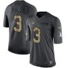 Nike Minnesota Vikings #3 Blair Walsh Black Stitched NFL Limited 2016 Salute To Service Jersey