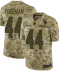 Nike Minnesota Vikings #44 Chuck Foreman Camo Stitched NFL Limited 2018 Salute To Service Jersey