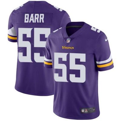 Nike Minnesota Vikings #55 Anthony Barr Purple Team Color Stitched NFL Vapor Untouchable Limited Jersey