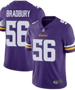Nike Minnesota Vikings #56 Garrett Bradbury Purple Team Color Stitched NFL Vapor Untouchable Limited Jersey