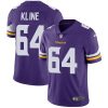 Nike Minnesota Vikings #64 Josh Kline Purple Team Color Stitched NFL Vapor Untouchable Limited Jersey