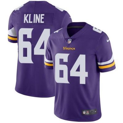 Nike Minnesota Vikings #64 Josh Kline Purple Team Color Stitched NFL Vapor Untouchable Limited Jersey