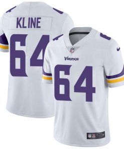 Nike Minnesota Vikings #64 Josh Kline White Stitched NFL Vapor Untouchable Limited Jersey