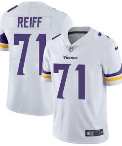 Nike Minnesota Vikings #71 Riley Reiff White Stitched NFL Vapor Untouchable Limited Jersey