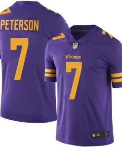 Nike Minnesota Vikings #7 Patrick Peterson Purple Stitched NFL Limited Rush Jersey