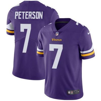 Nike Minnesota Vikings #7 Patrick Peterson Purple Team Color Stitched NFL Vapor Untouchable Limited Jersey