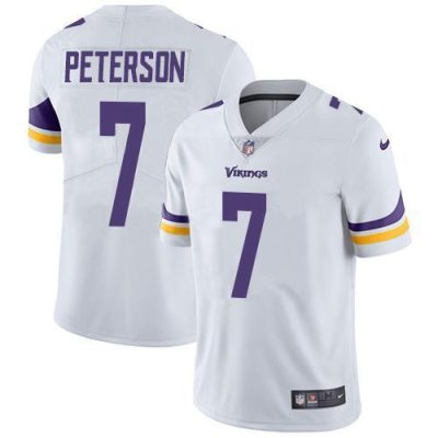 Nike Minnesota Vikings #7 Patrick Peterson White Stitched NFL Vapor Untouchable Limited Jersey