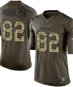 Nike Minnesota Vikings #82 Kyle Rudolph Green Stitched NFL Limited 2015 Salute To Service Jersey