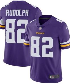 Nike Minnesota Vikings #82 Kyle Rudolph Purple Team Color Stitched NFL Vapor Untouchable Limited Jersey