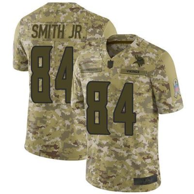 Nike Minnesota Vikings #84 Irv Smith Jr. Camo Stitched NFL Limited 2018 Salute To Service Jersey