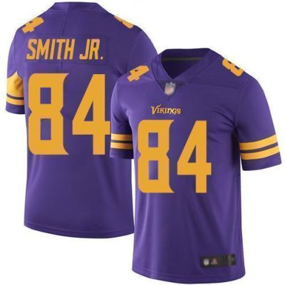 Nike Minnesota Vikings #84 Irv Smith Jr. Purple Stitched NFL Limited Rush Jersey