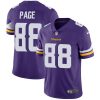 Nike Minnesota Vikings #88 Alan Page Purple Team Color Stitched NFL Vapor Untouchable Limited Jersey