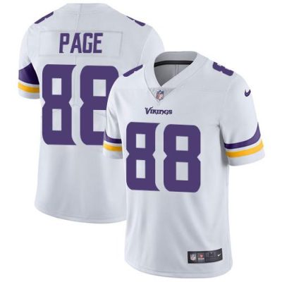 Nike Minnesota Vikings #88 Alan Page White Stitched NFL Vapor Untouchable Limited Jersey