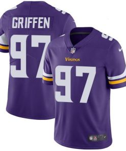 Nike Minnesota Vikings #97 Everson Griffen Purple Team Color Stitched NFL Vapor Untouchable Limited Jersey