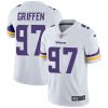 Nike Minnesota Vikings #97 Everson Griffen White Stitched NFL Vapor Untouchable Limited Jersey