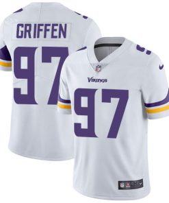 Nike Minnesota Vikings #97 Everson Griffen White Stitched NFL Vapor Untouchable Limited Jersey