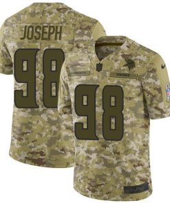 Nike Minnesota Vikings #98 Linval Joseph Camo Stitched NFL Limited 2018 Salute To Service Jersey