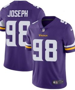 Nike Minnesota Vikings #98 Linval Joseph Purple Team Color Stitched NFL Vapor Untouchable Limited Jersey