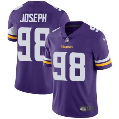 Nike Minnesota Vikings #98 Linval Joseph Purple Team Color Stitched NFL Vapor Untouchable Limited Jersey