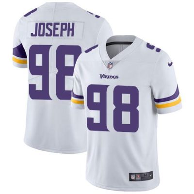 Nike Minnesota Vikings #98 Linval Joseph White Stitched NFL Vapor Untouchable Limited Jersey