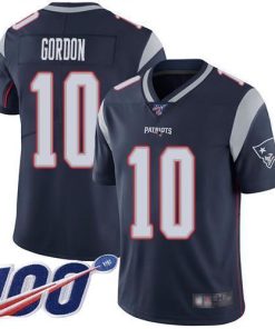 Nike New England Patriots #10 Josh Gordon Navy Blue Team Color Stitched NFL 100th Season Vapor Limited Jersey