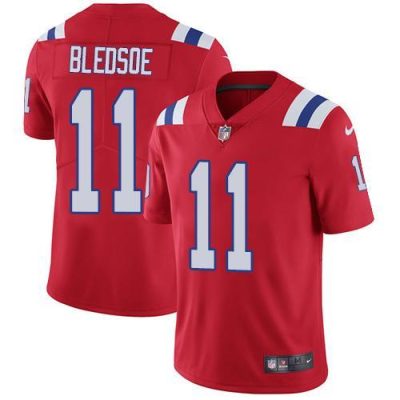 Nike New England Patriots #11 Drew Bledsoe Red Alternate Stitched NFL Vapor Untouchable Limited Jersey