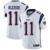 Nike New England Patriots #11 Drew Bledsoe White Stitched NFL Vapor Untouchable Limited Jersey