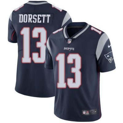 Nike New England Patriots #13 Phillip Dorsett Navy Blue Team Color Stitched NFL Vapor Untouchable Limited Jersey