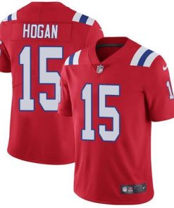 Nike New England Patriots #15 Chris Hogan Red Alternate Stitched NFL Vapor Untouchable Limited Jersey