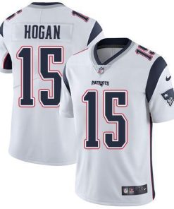 Nike New England Patriots #15 Chris Hogan White Stitched NFL Vapor Untouchable Limited Jersey