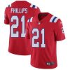 Nike New England Patriots #21 Adrian Phillips Red Alternate Stitched NFL Vapor Untouchable Limited Jersey