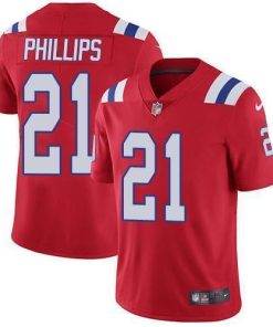 Nike New England Patriots #21 Adrian Phillips Red Alternate Stitched NFL Vapor Untouchable Limited Jersey