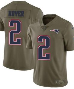 Nike New England Patriots #2 Brian Hoyer Olive Stitched NFL Limited 2017 Salute To Service Jersey