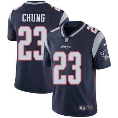 Nike New England Patriots #23 Patrick Chung Navy Blue Team Color Stitched NFL Vapor Untouchable Limited Jersey