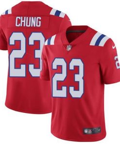 Nike New England Patriots #23 Patrick Chung Red Alternate Stitched NFL Vapor Untouchable Limited Jersey