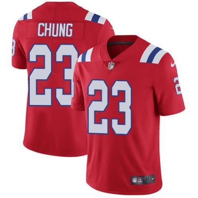 Nike New England Patriots #23 Patrick Chung Red Alternate Stitched NFL Vapor Untouchable Limited Jersey
