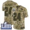 Nike New England Patriots #24 Stephon Gilmore Camo Super Bowl LIII Bound Stitched NFL Limited 2018 Salute To Service Jersey