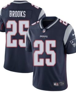 Nike New England Patriots #25 Terrence Brooks Navy Blue Team Color Stitched NFL Vapor Untouchable Limited Jersey