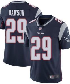 Nike New England Patriots #29 Duke Dawson Navy Blue Team Color Stitched NFL Vapor Untouchable Limited Jersey