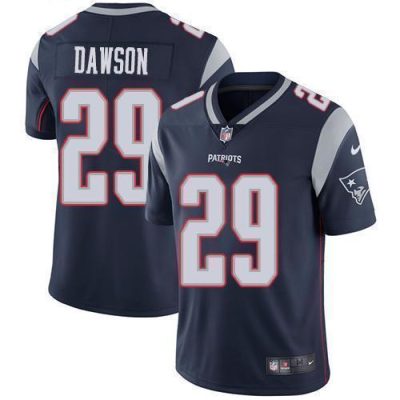 Nike New England Patriots #29 Duke Dawson Navy Blue Team Color Stitched NFL Vapor Untouchable Limited Jersey