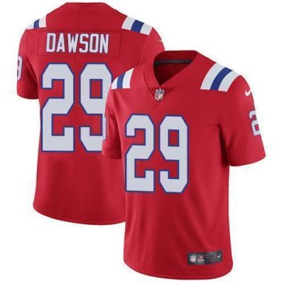 Nike New England Patriots #29 Duke Dawson Red Alternate Stitched NFL Vapor Untouchable Limited Jersey