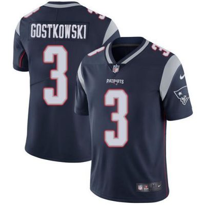 Nike New England Patriots #3 Stephen Gostkowski Navy Blue Team Color Stitched NFL Vapor Untouchable Limited Jersey