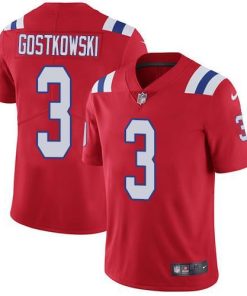 Nike New England Patriots #3 Stephen Gostkowski Red Alternate Stitched NFL Vapor Untouchable Limited Jersey