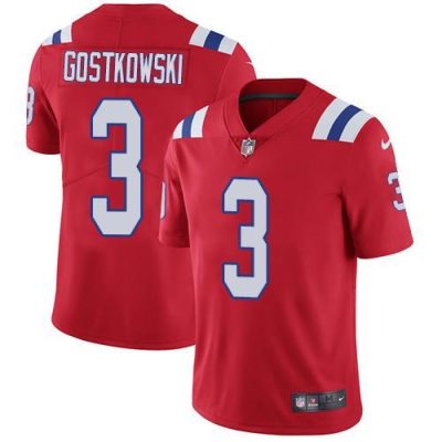 Nike New England Patriots #3 Stephen Gostkowski Red Alternate Stitched NFL Vapor Untouchable Limited Jersey