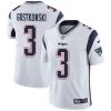 Nike New England Patriots #3 Stephen Gostkowski White Stitched NFL Vapor Untouchable Limited Jersey