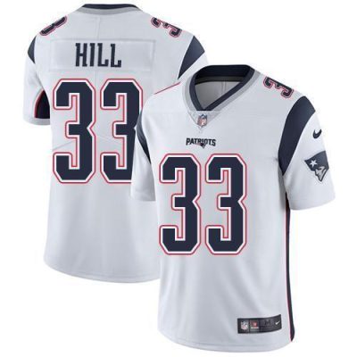 Nike New England Patriots #33 Jeremy Hill White Stitched NFL Vapor Untouchable Limited Jersey