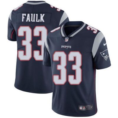 Nike New England Patriots #33 Kevin Faulk Navy Blue Team Color Stitched NFL Vapor Untouchable Limited Jersey