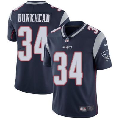 Nike New England Patriots #34 Rex Burkhead Navy Blue Team Color Stitched NFL Vapor Untouchable Limited Jersey