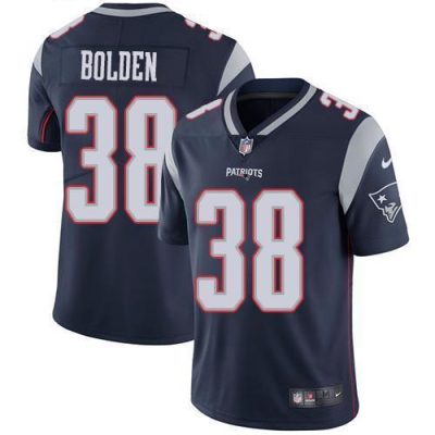 Nike New England Patriots #38 Brandon Bolden Navy Blue Team Color Stitched NFL Vapor Untouchable Limited Jersey